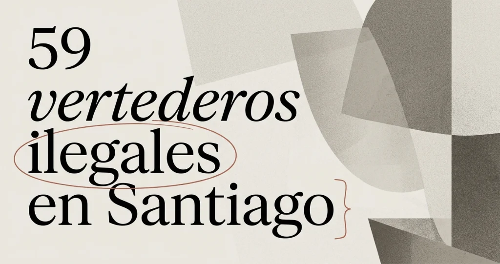 Dónde botar escombros legalmente en Santiago